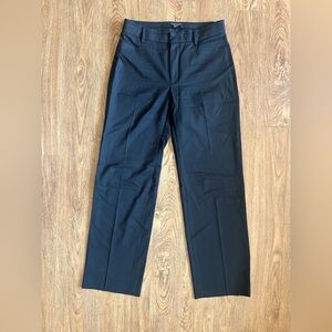 Banana Republic Women’s Black Slightly Wider Leg Straight Leg Dress Pants